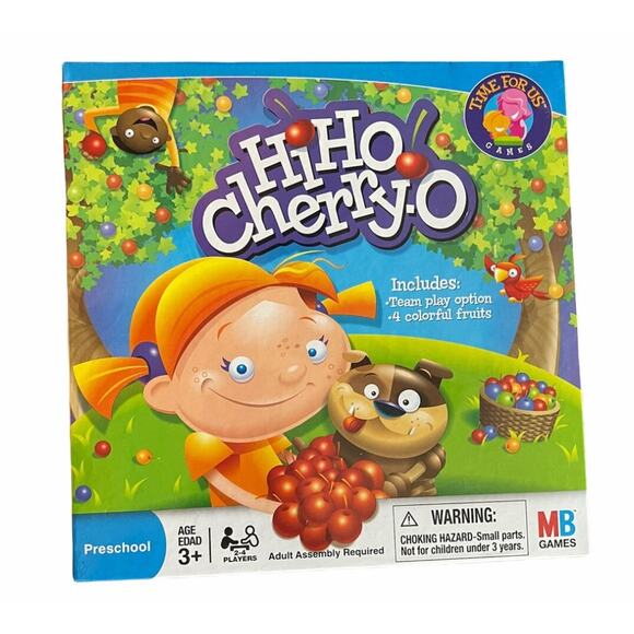 5 for $25| Hasbro Games HiHo Cherry-O Ages Preschool board game  Brand New - Picture 1 of 6